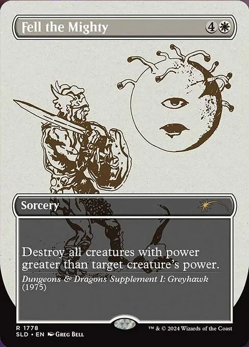Fell the Mighty · Secret Lair Drop 1778/2547