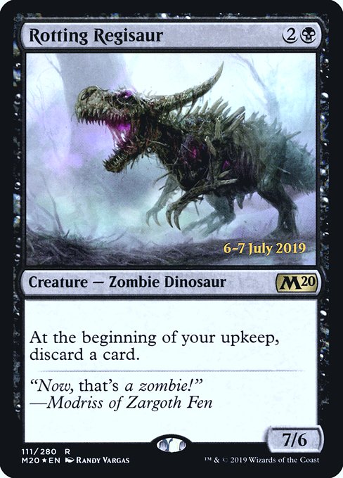 Rotting Regisaur · Core Set 2020 Promos 111s/144