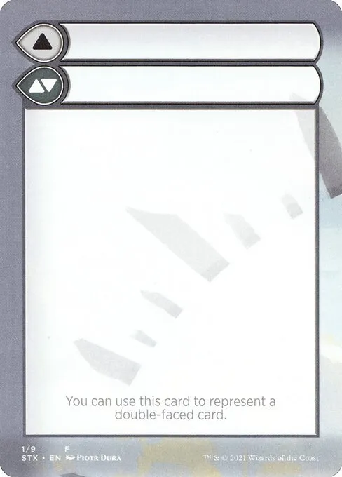 Double-Faced Substitute Card · Strixhaven: School of Mages Substitute Cards 1/9