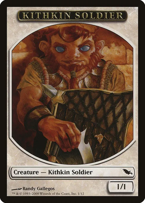 Kithkin Soldier · Shadowmoor Tokens 1/12