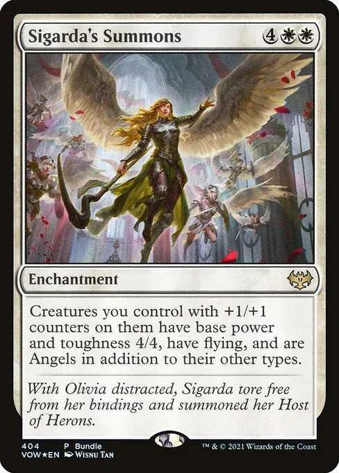 Sigarda's Summons · Innistrad: Crimson Vow 404/423