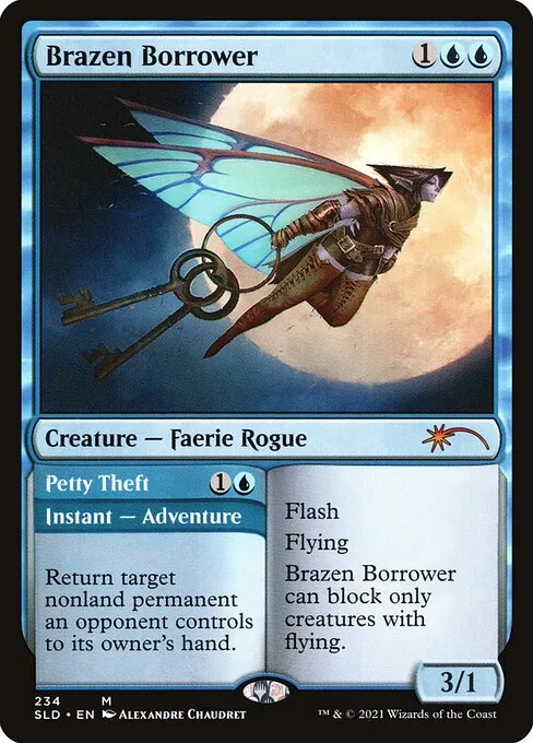 Brazen Borrower // Petty Theft · Secret Lair Drop 234/2547