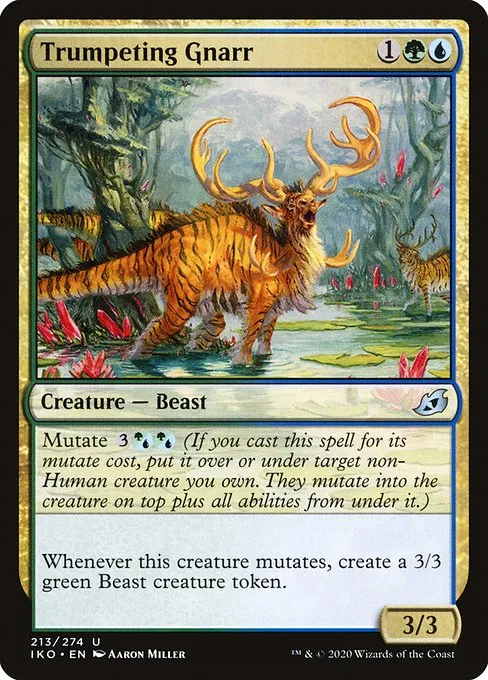 Trumpeting Gnarr · Ikoria: Lair of Behemoths 213/390