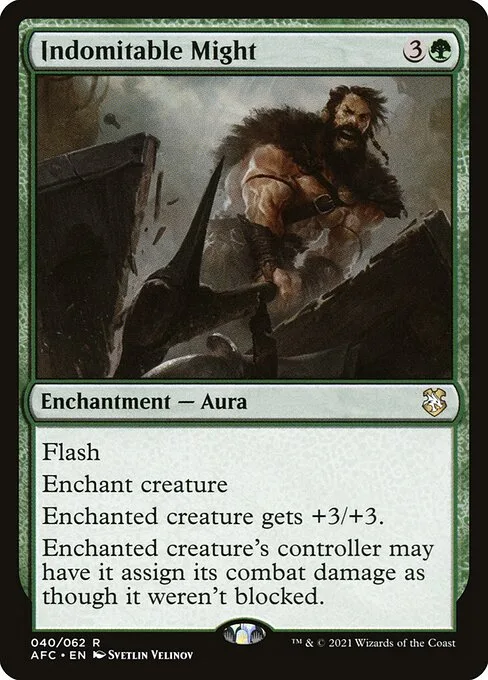Indomitable Might · Forgotten Realms Commander 40/331