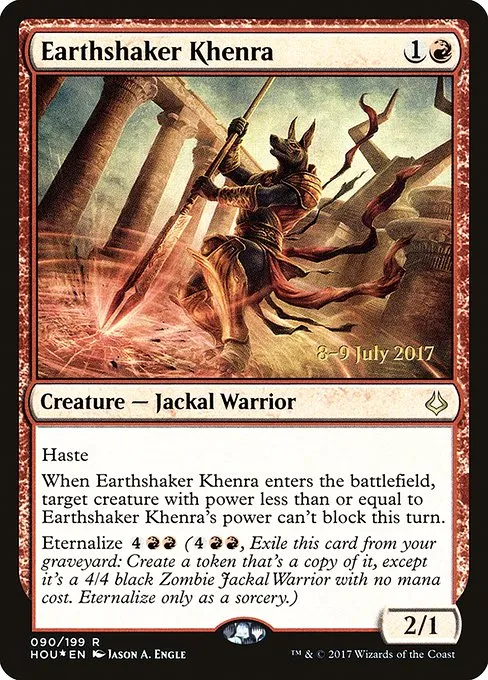 Earthshaker Khenra · Hour of Devastation Promos 90s/62