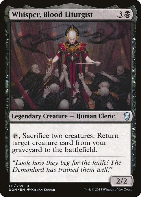 Whisper, Blood Liturgist · Dominaria 111/280