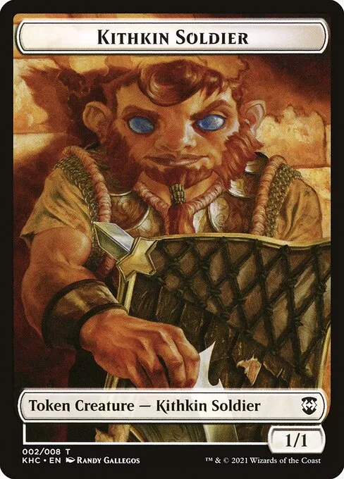 Kithkin Soldier · Kaldheim Commander Tokens 2/8