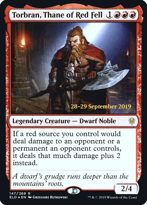 Torbran, Thane of Red Fell · Throne of Eldraine Promos 147s/138