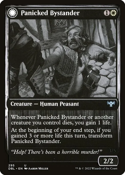 Panicked Bystander // Cackling Culprit · Innistrad: Double Feature 295/535