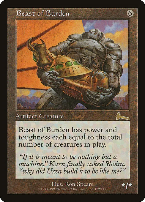 Beast of Burden · Urza's Legacy 122/143