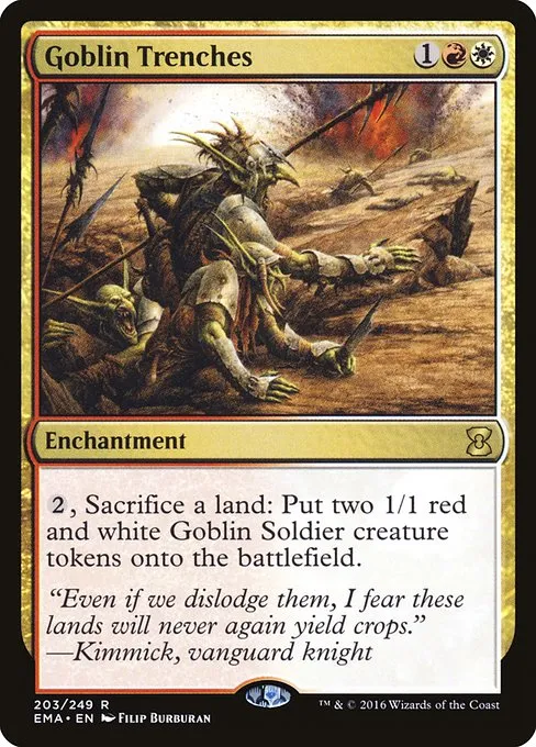 Goblin Trenches · Eternal Masters 203/249