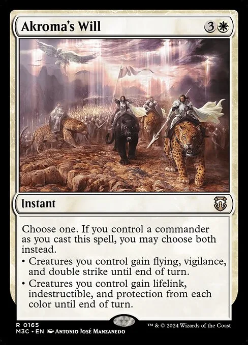 Akroma's Will · Modern Horizons 3 Commander 165/398