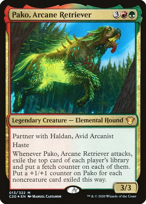 Pako, Arcane Retriever · Commander 2020 13/322