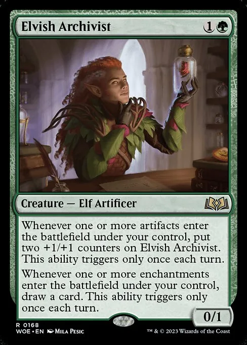 Elvish Archivist · Wilds of Eldraine 168/381