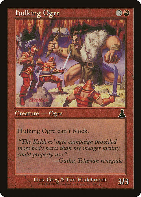 Hulking Ogre · Urza's Destiny 87/143