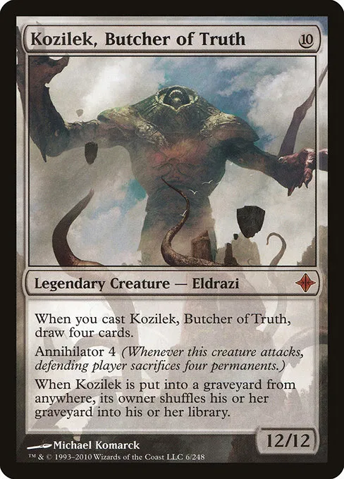 Kozilek, Butcher of Truth · Rise of the Eldrazi 6/248
