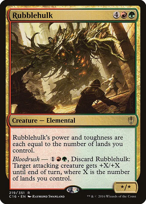 Rubblehulk · Commander 2016 219/351