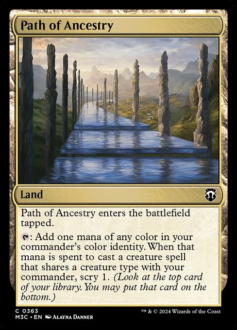 Path of Ancestry · Modern Horizons 3 Commander 363/398