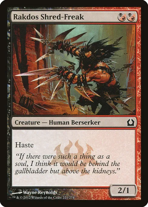 Rakdos Shred-Freak · Return to Ravnica 221/274