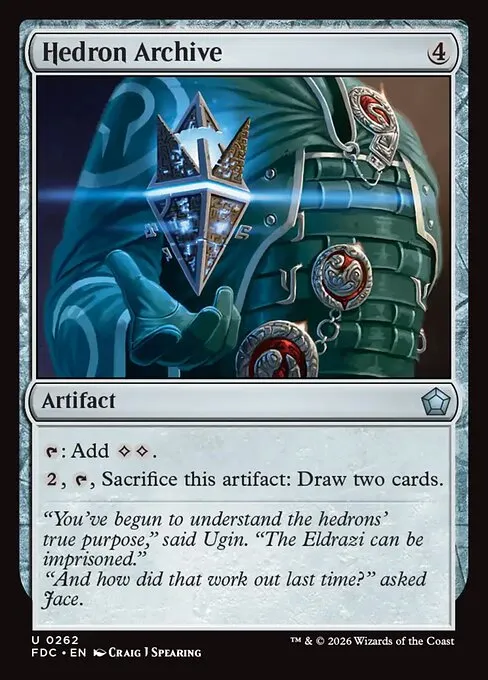 Hedron Archive · Foundations Commander 262/3