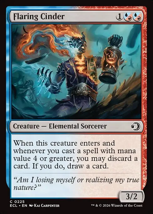 Flaring Cinder · Lorwyn Eclipsed 225/408