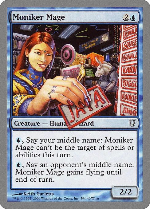 Moniker Mage · Unhinged 39/168