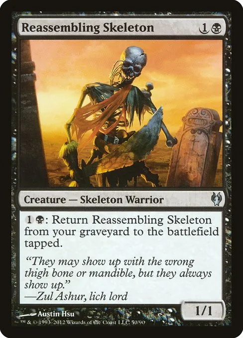 Reassembling Skeleton · Duel Decks: Izzet vs. Golgari 50/90