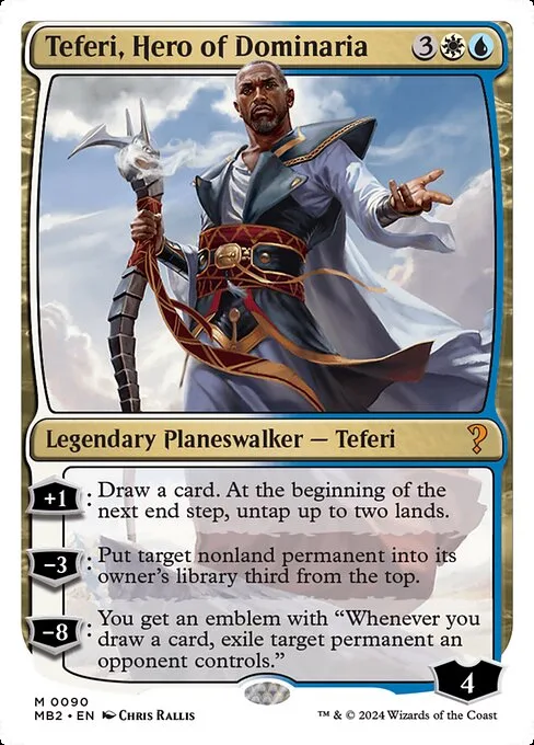Teferi, Hero of Dominaria · Mystery Booster 2 90/385