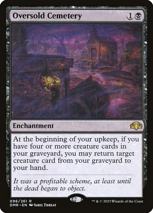 Oversold Cemetery · Dominaria Remastered 96/457