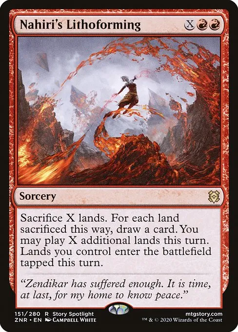 Nahiri's Lithoforming · Zendikar Rising 151/407