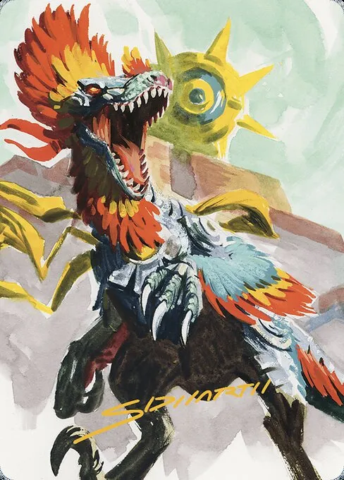 Pantlaza, Sun-Favored // Pantlaza, Sun-Favored · The Lost Caverns of Ixalan Art Series 75/81