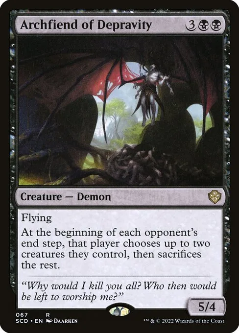 Archfiend of Depravity · Starter Commander Decks 67/352
