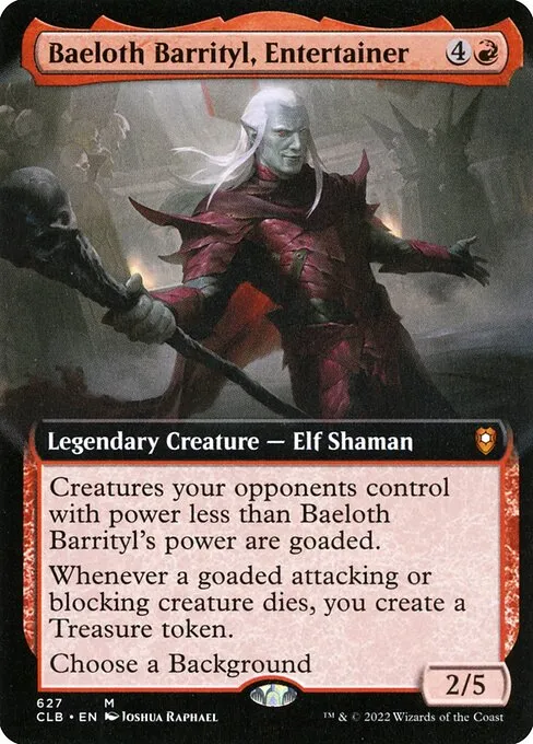 Baeloth Barrityl, Entertainer · Commander Legends: Battle for Baldur's Gate 627/936