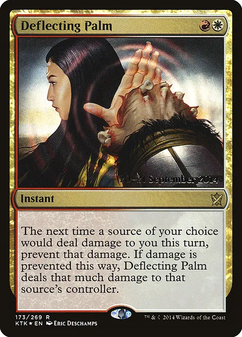 Deflecting Palm · Khans of Tarkir Promos 173s/56