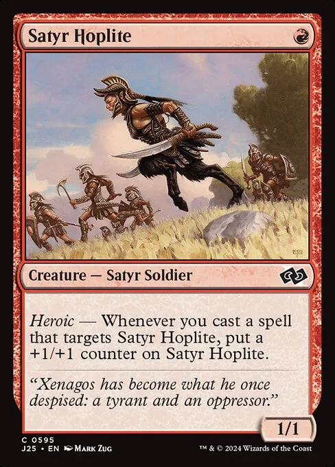 Satyr Hoplite · Foundations Jumpstart 595/779