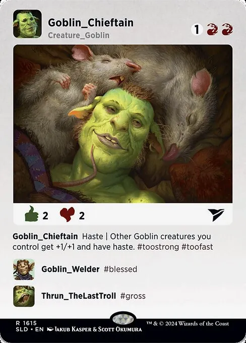 Goblin Chieftain · Secret Lair Drop 1615/2547