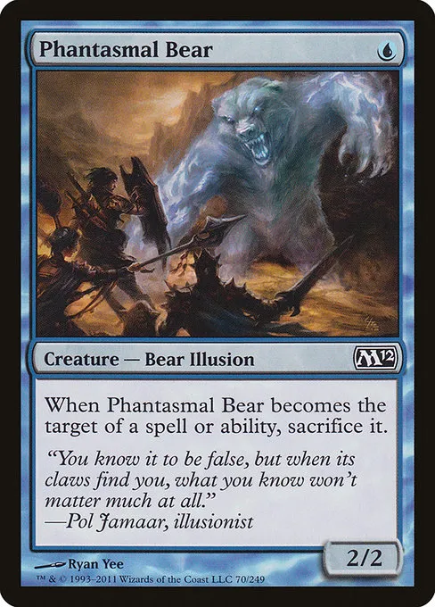 Phantasmal Bear · Magic 2012 70/249
