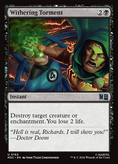 Withering Torment · Marvel Super Heroes Commander 162/9