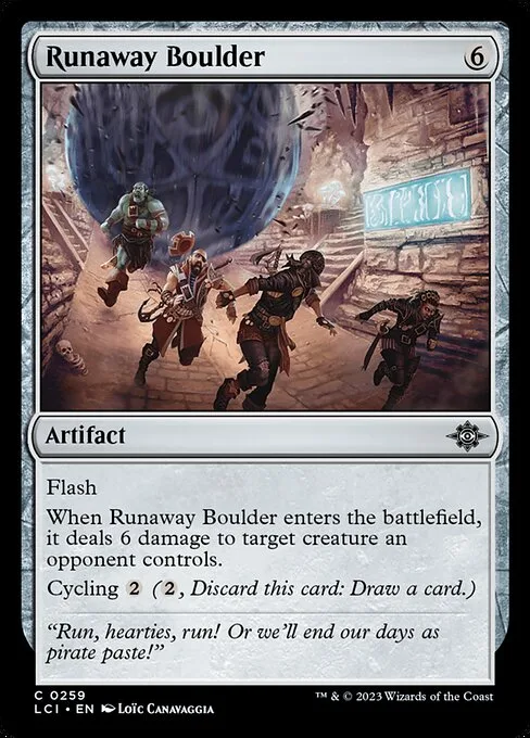 Runaway Boulder · The Lost Caverns of Ixalan 259/416