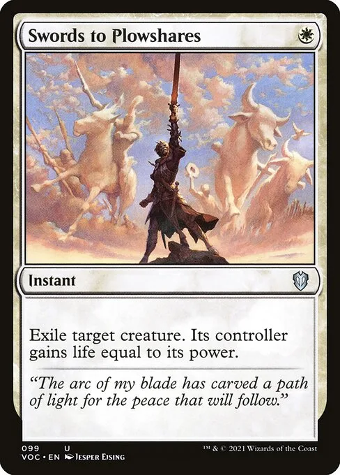 Swords to Plowshares · Crimson Vow Commander 99/188