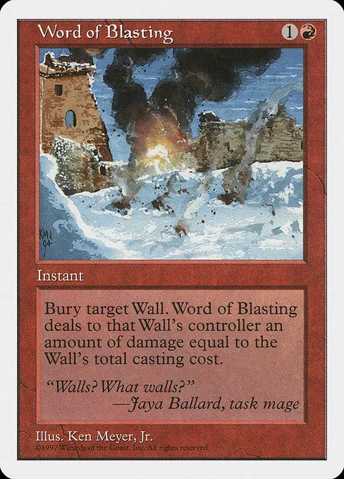Word of Blasting · Fifth Edition 276/460