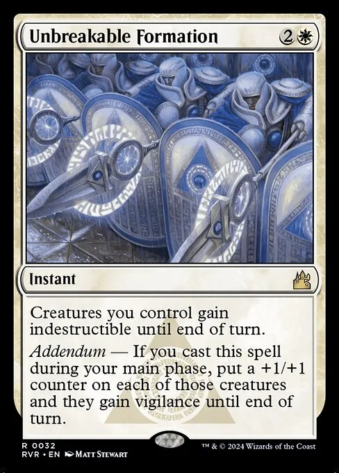 Unbreakable Formation · Ravnica Remastered 32/531