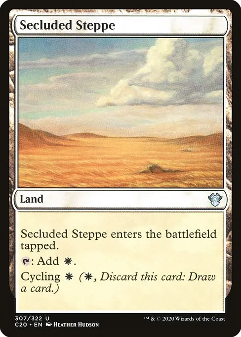 Secluded Steppe · Commander 2020 307/322