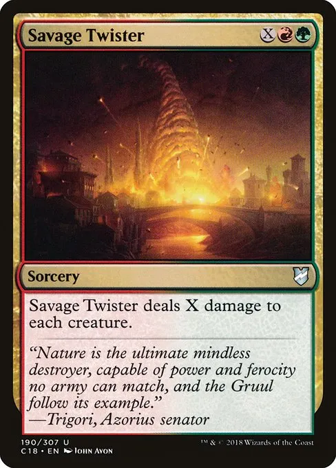 Savage Twister · Commander 2018 190/307