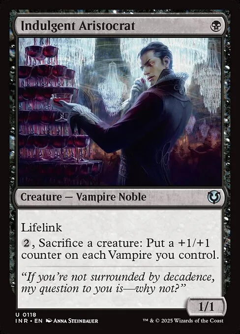 Indulgent Aristocrat · Innistrad Remastered 118/495