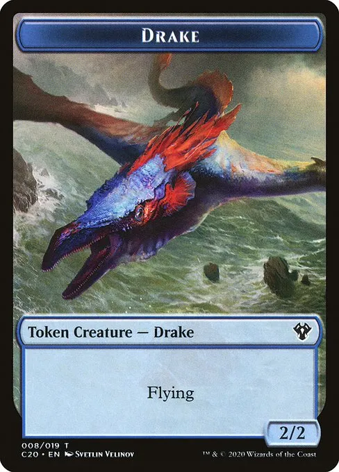 Drake · Commander 2020 Tokens 8/20