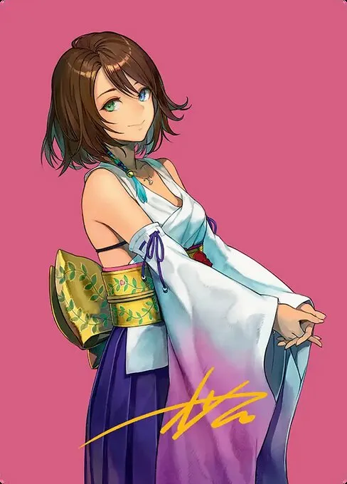 Yuna, Hope of Spira // Yuna, Hope of Spira · Final Fantasy Art Series 48/53