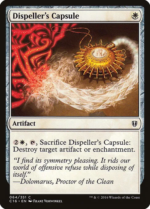 Dispeller's Capsule · Commander 2016 64/351