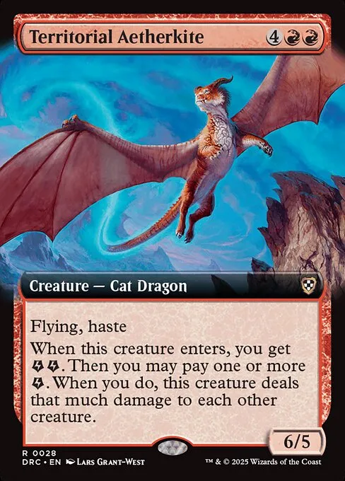 Territorial Aetherkite · Aetherdrift Commander 28/184