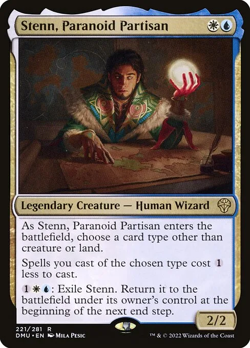 Stenn, Paranoid Partisan · Dominaria United 221/453